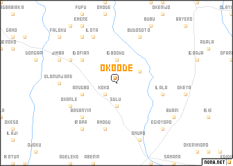 map of Oko Ode