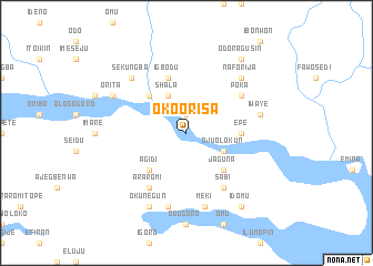 map of Oko Orisa