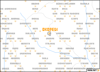 map of Okopedi