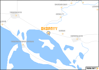 map of Okopnyy