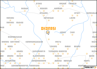 map of Okorasi