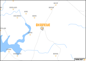 map of Okorede