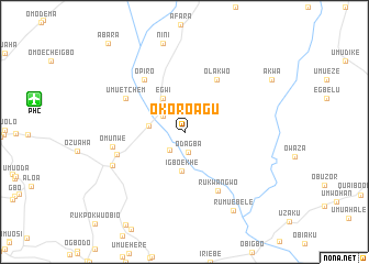 map of Okoroagu