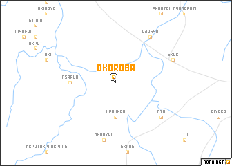 map of Okoroba