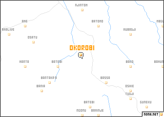 map of Okorobi