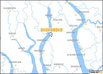 map of Okoroboko