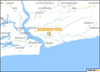map of Okoro Inyong