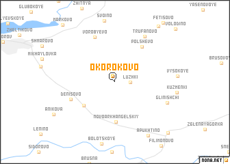 map of Okorokovo