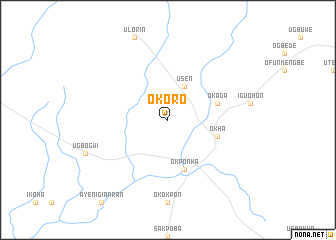 map of Okoro