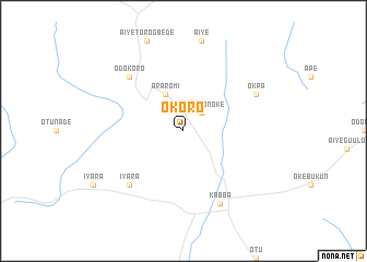 map of Okoro