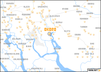 map of Okoro