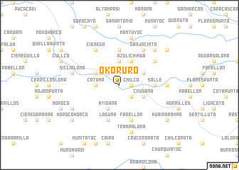 map of Okoruro