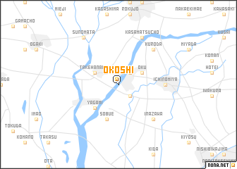 map of Okoshi