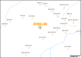 map of Okoulou