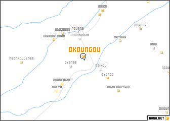 map of Okoungou