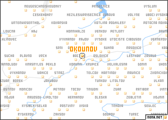 map of Okounov