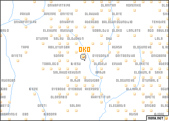 map of Oko