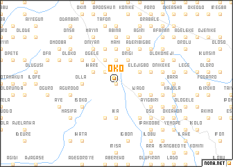 map of Oko