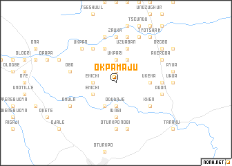 map of Okpamaju