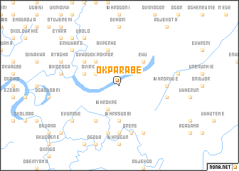 map of Okparabe