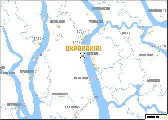 map of Okparakiri