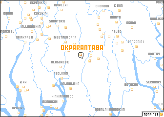 map of Okparantaba