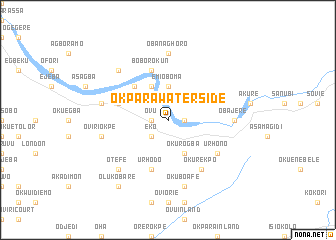 map of Okpara Waterside