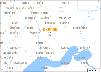 map of Okparo
