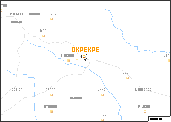 map of Okpekpe