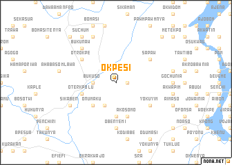 map of Okpesi