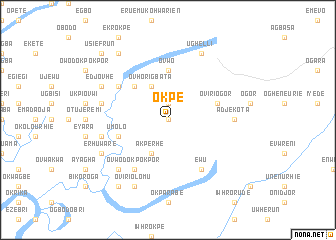 map of Okpe