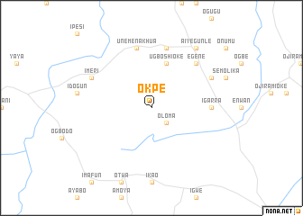 map of Okpe