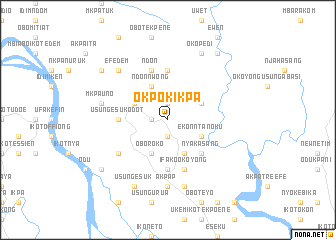 map of Okpok Ikpa