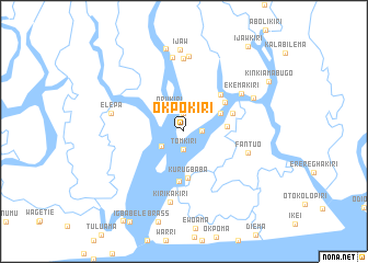 map of Okpokiri