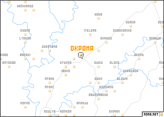 map of Okpoma