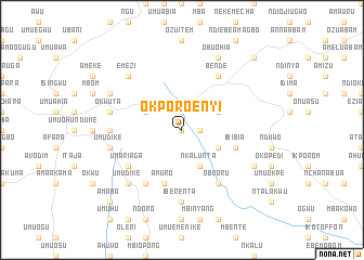 map of Okporo Enyi