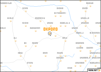 map of Okporo