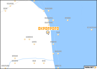 map of Okporporo