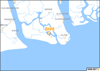 map of Okpo