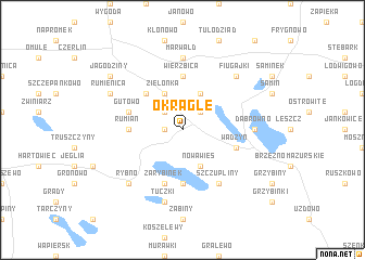 map of Okrągłe