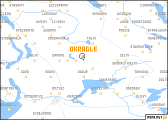 map of Okrągłe