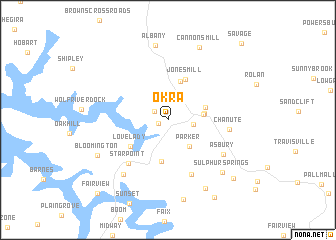 map of Okra