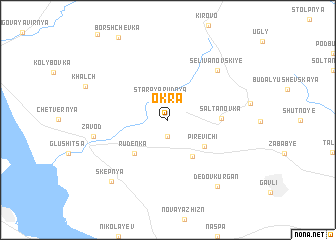 map of Okra