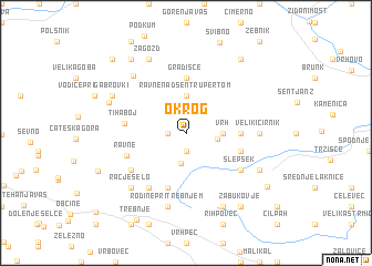 map of Okrog