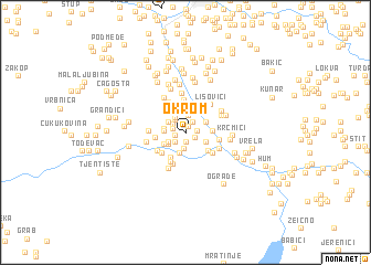 map of Okrom