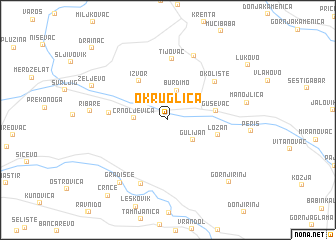 map of Okruglica