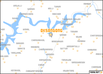 map of Oksan-dong