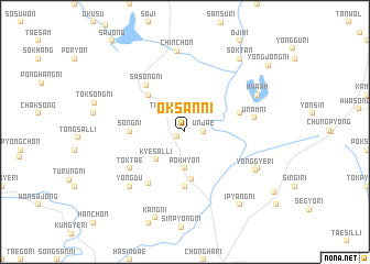 map of Oksan-ni