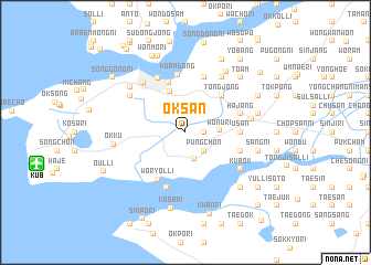 map of Oksan