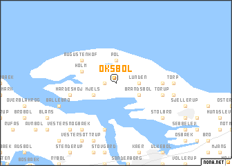 map of Oksbøl